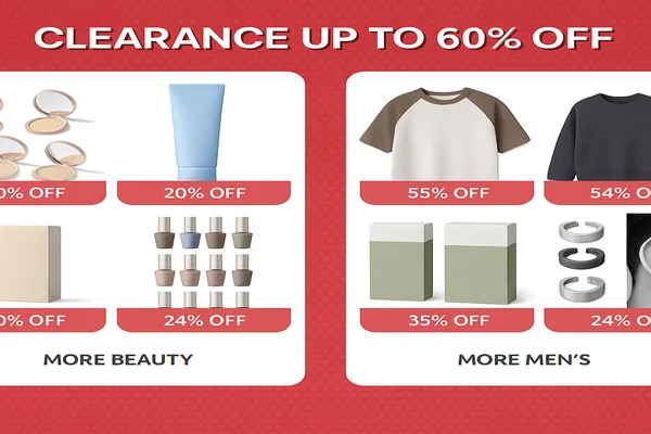 Up to 60% off